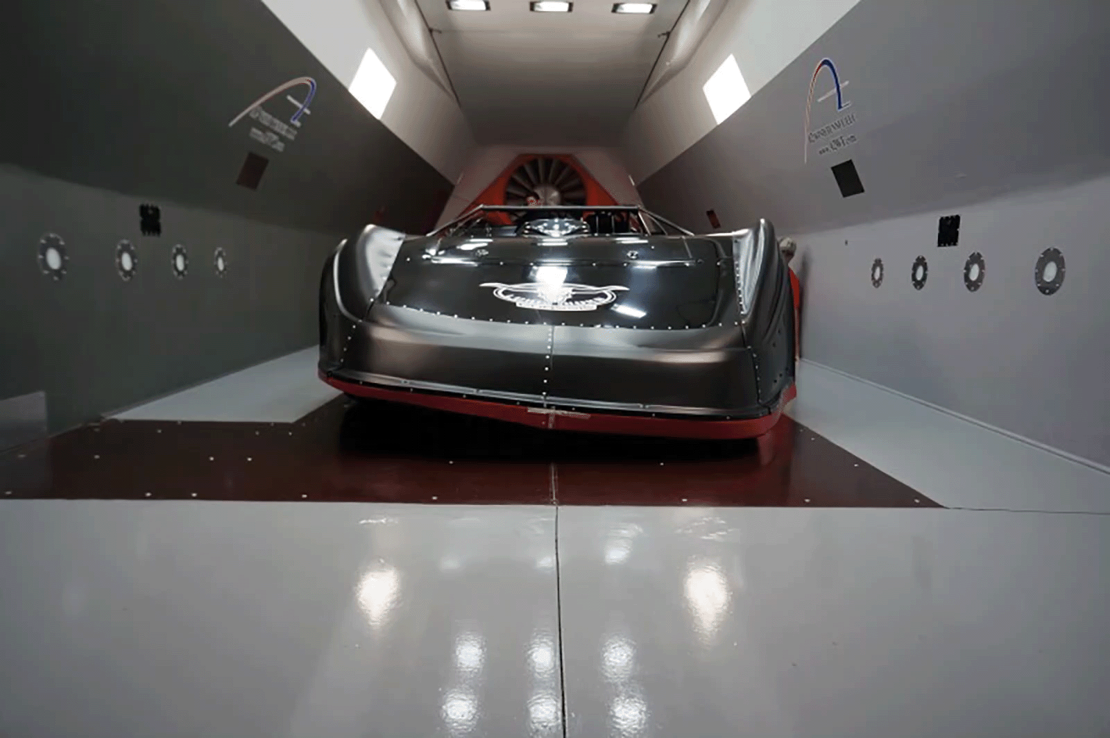 A2 wind tunnel car Frontal Area